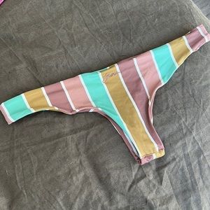 June Swimwear Bikini Bottom Bootykini (Size L)